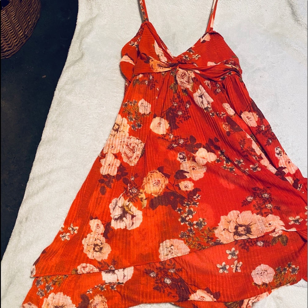 Free People floral tunic